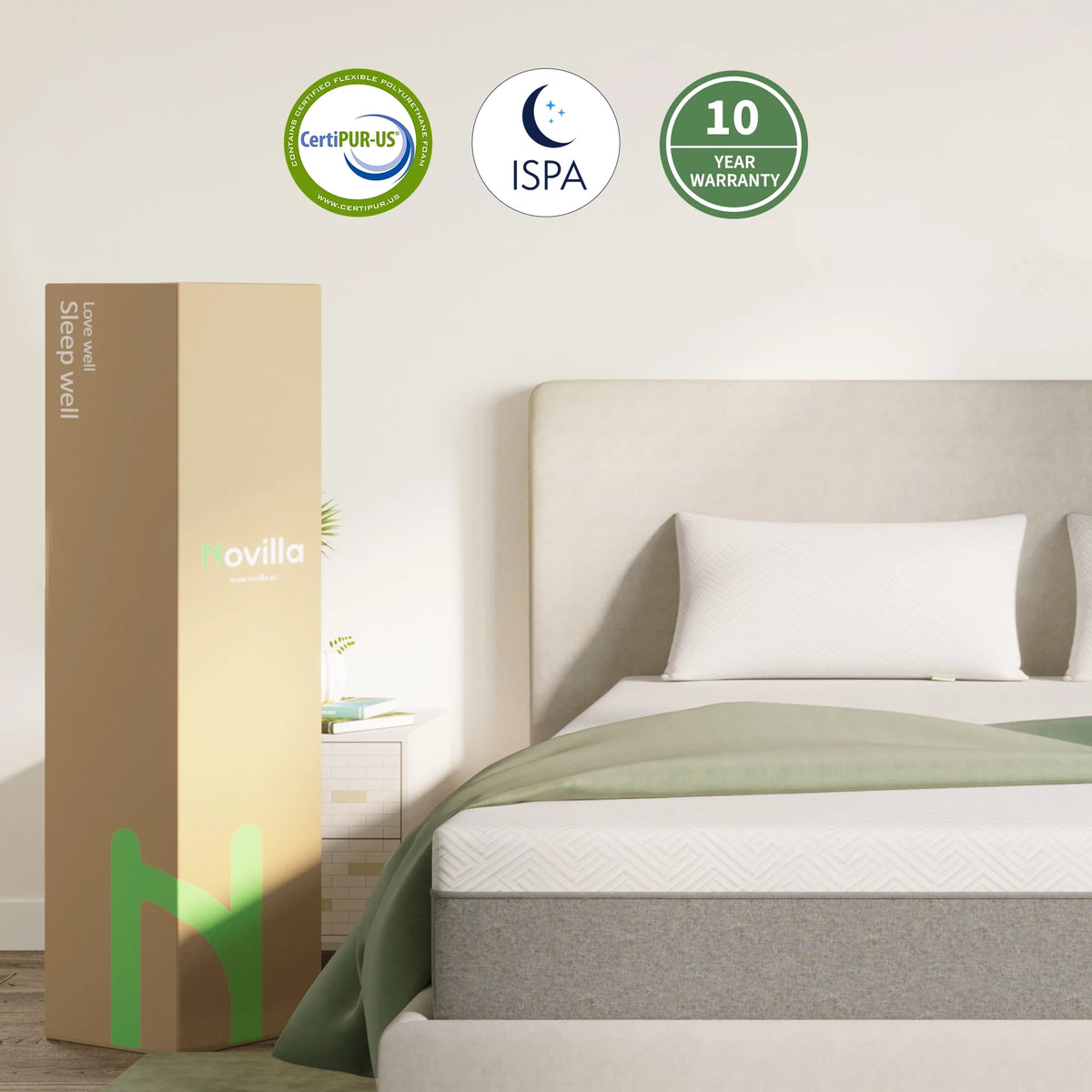 10 inch Cooling Gel Memory Foam Queen Mattress O137197