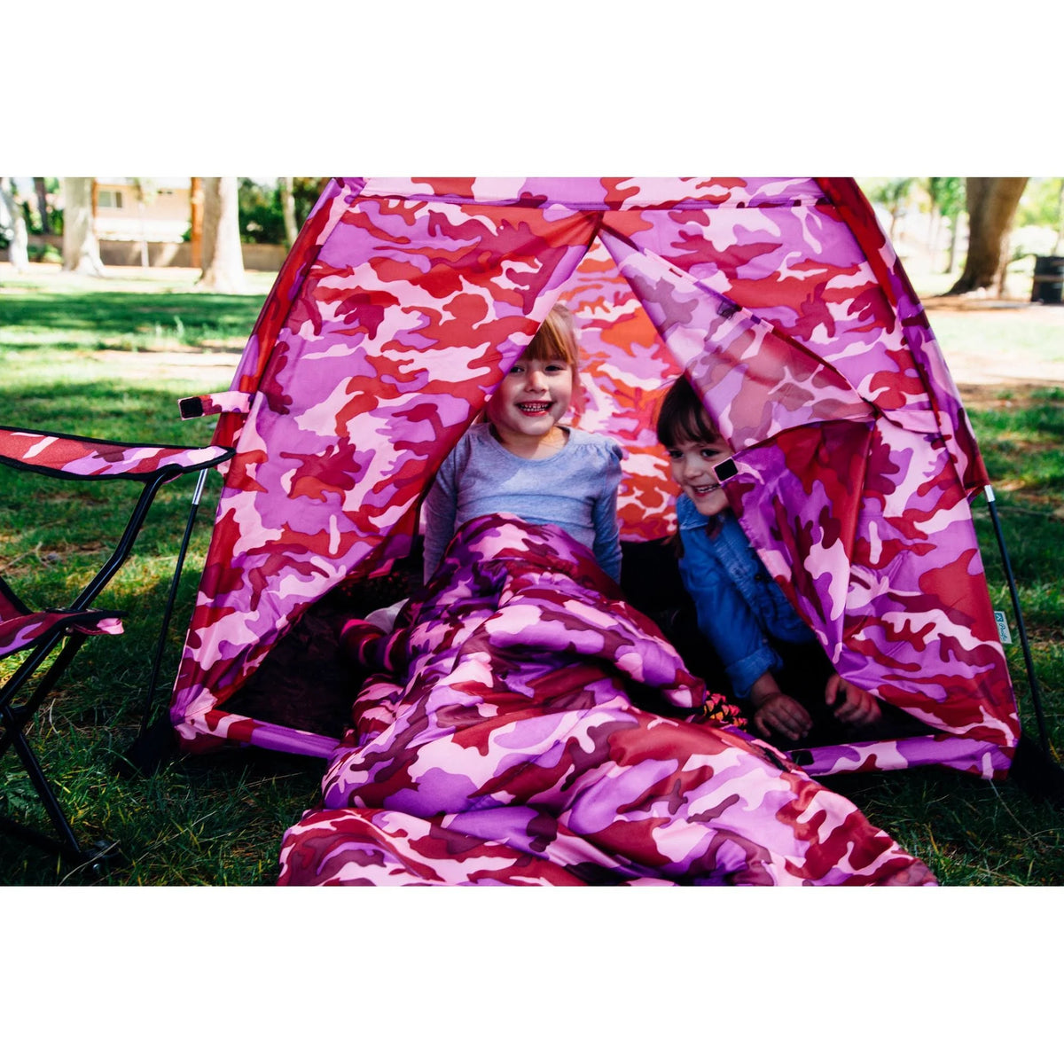 Pink Camo Tent Set E166711