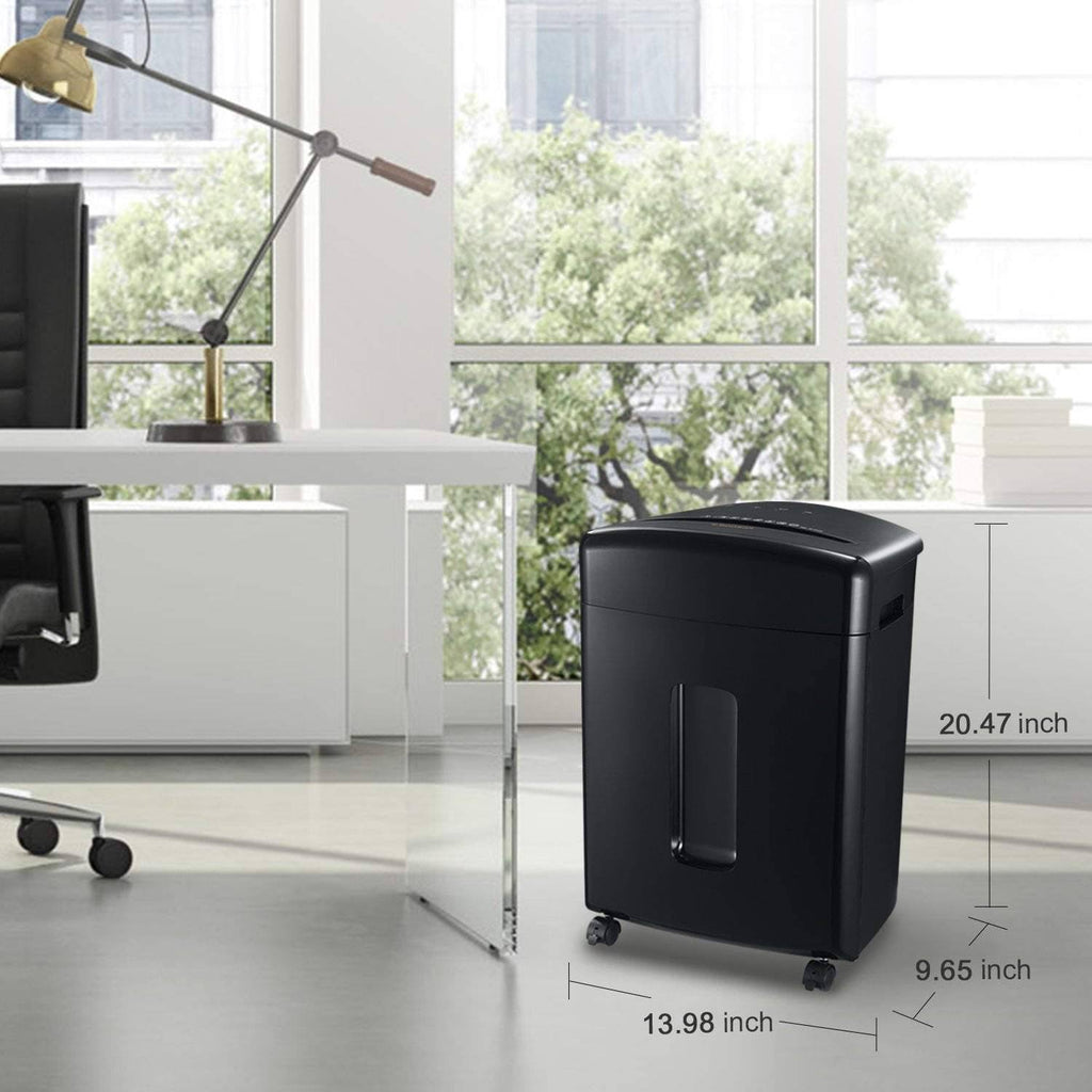 15-Sheet Cross-Cut Paper Shredder Black Q3919