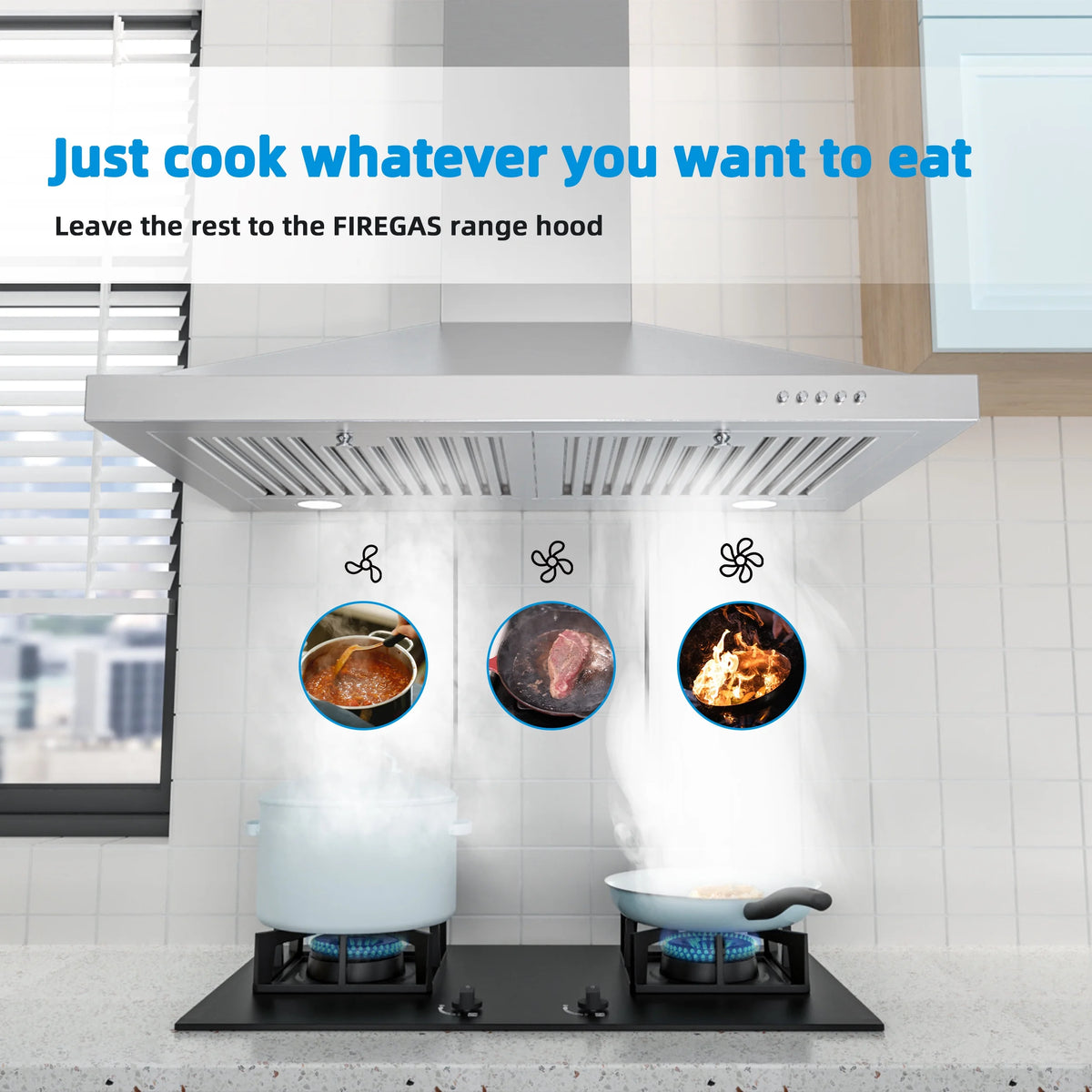 30 inch Stainless Steel Wall Mount Range Hood 400 CFM O9430