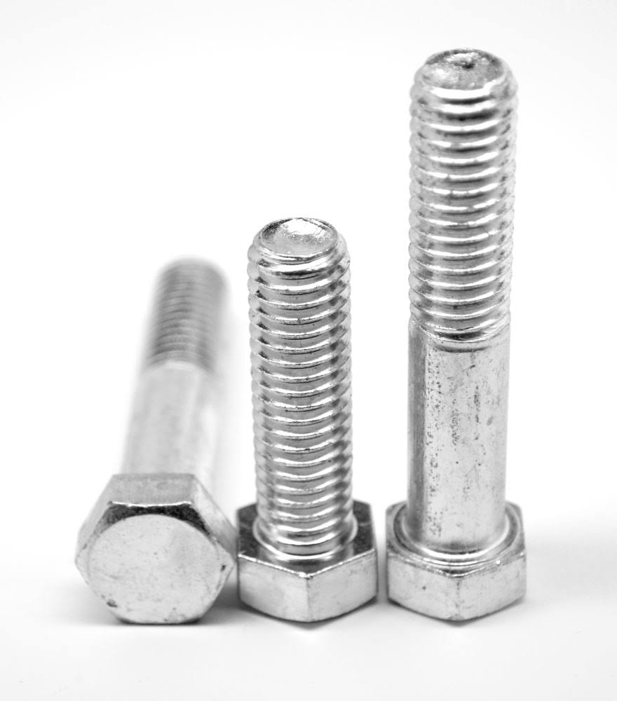 Fine Thread Grade 5 Hex Cap Screw Medium Carbon Steel Zinc Plated F2321