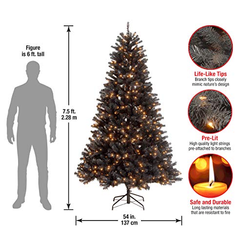 7.5 Feet Pre-Lit Artificial Christmas Tree with Stand I5079