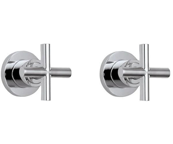 Matte White Two Handle Tub or Shower Trim B95115