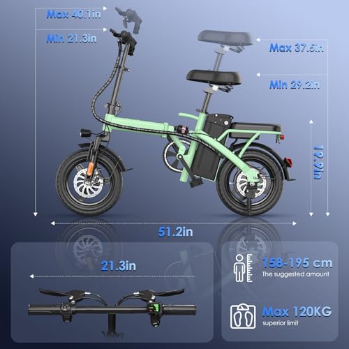 14" Folding Electric Bike 500W 48V 13Ah R468697