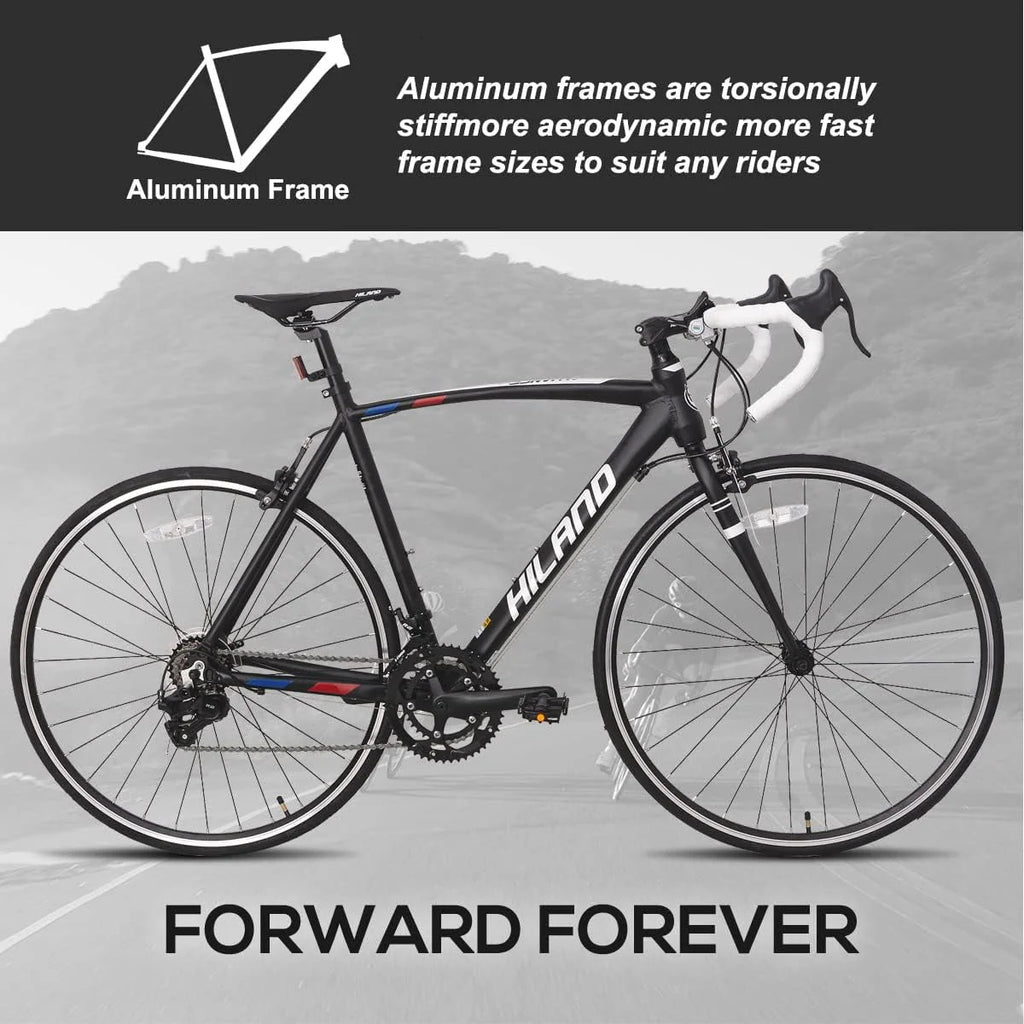 14 Speeds Light Weight Aluminum Frame 700C Road Bike Q4298