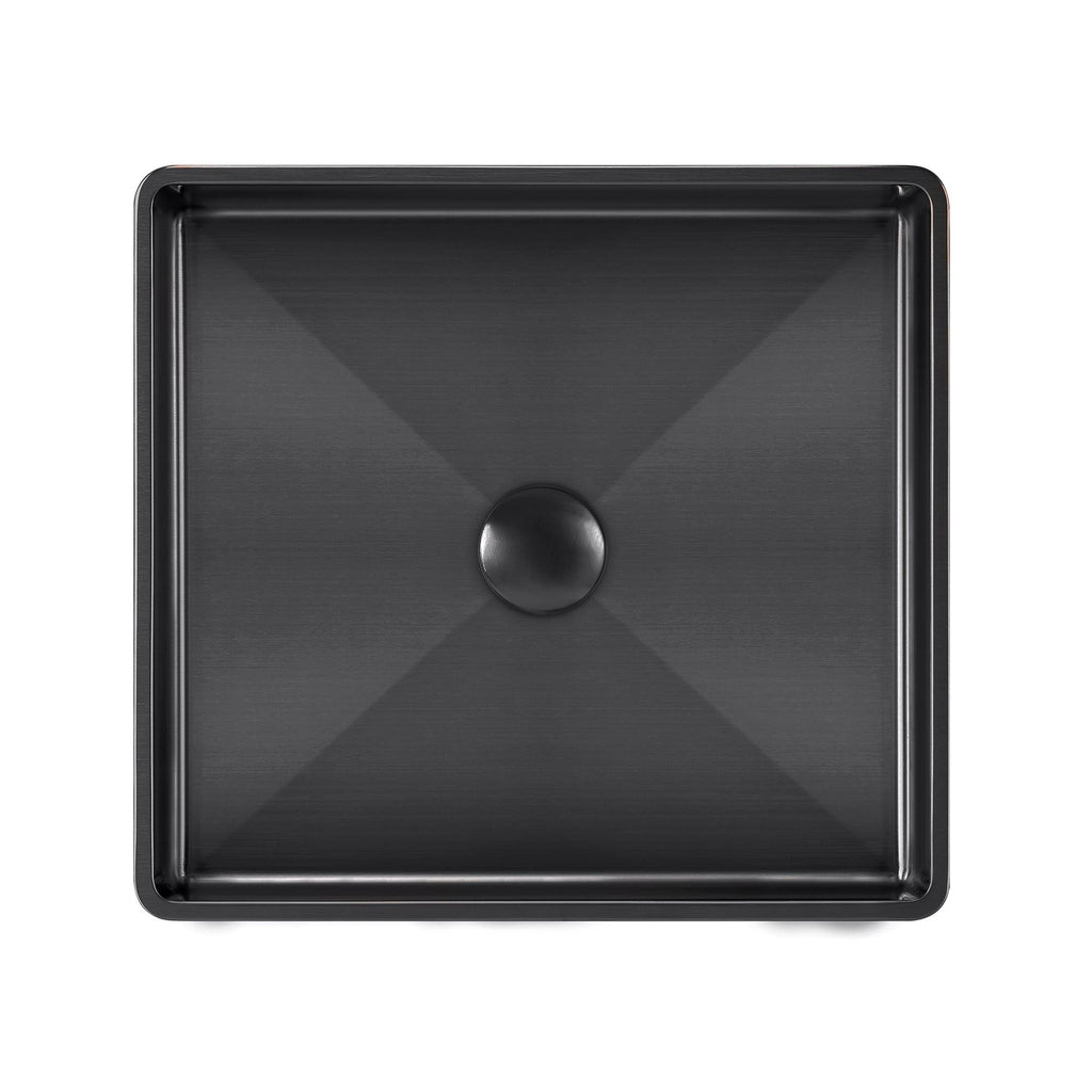 Semi-Recessed Basin Set with Center Drain P14653