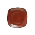 11 x 11 x 1 3/8 Square Plate Red Rock, Case of 12 N604