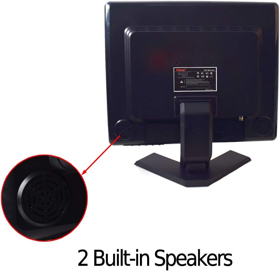 17 inch CCTV Monitor with VGA HDMI AV BNC Ports H1301