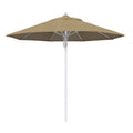 9 Patio Umbrella with Silver Anodized Aluminum Pole Fiberglass Ribs Q54274