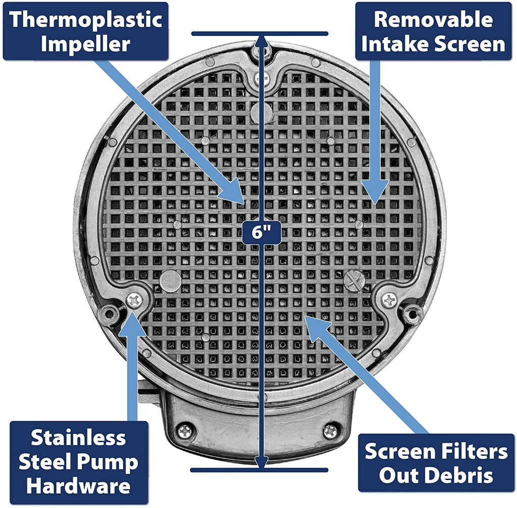 1/5 HP Thermoplastic Submersible Utility Pump with 10-Foot Cord R194539