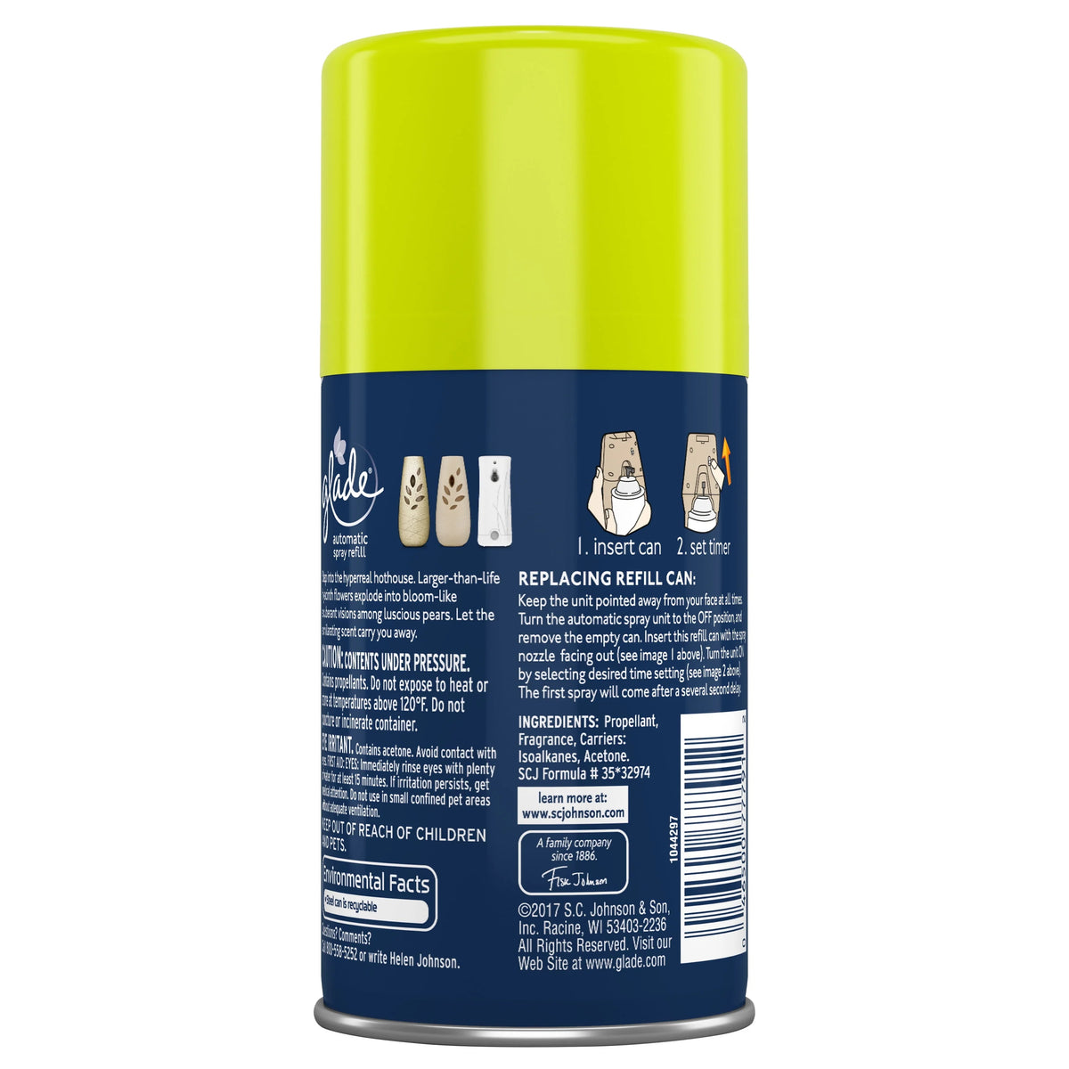 Automatic Spray Air Freshener Refill 6.2 oz U7693