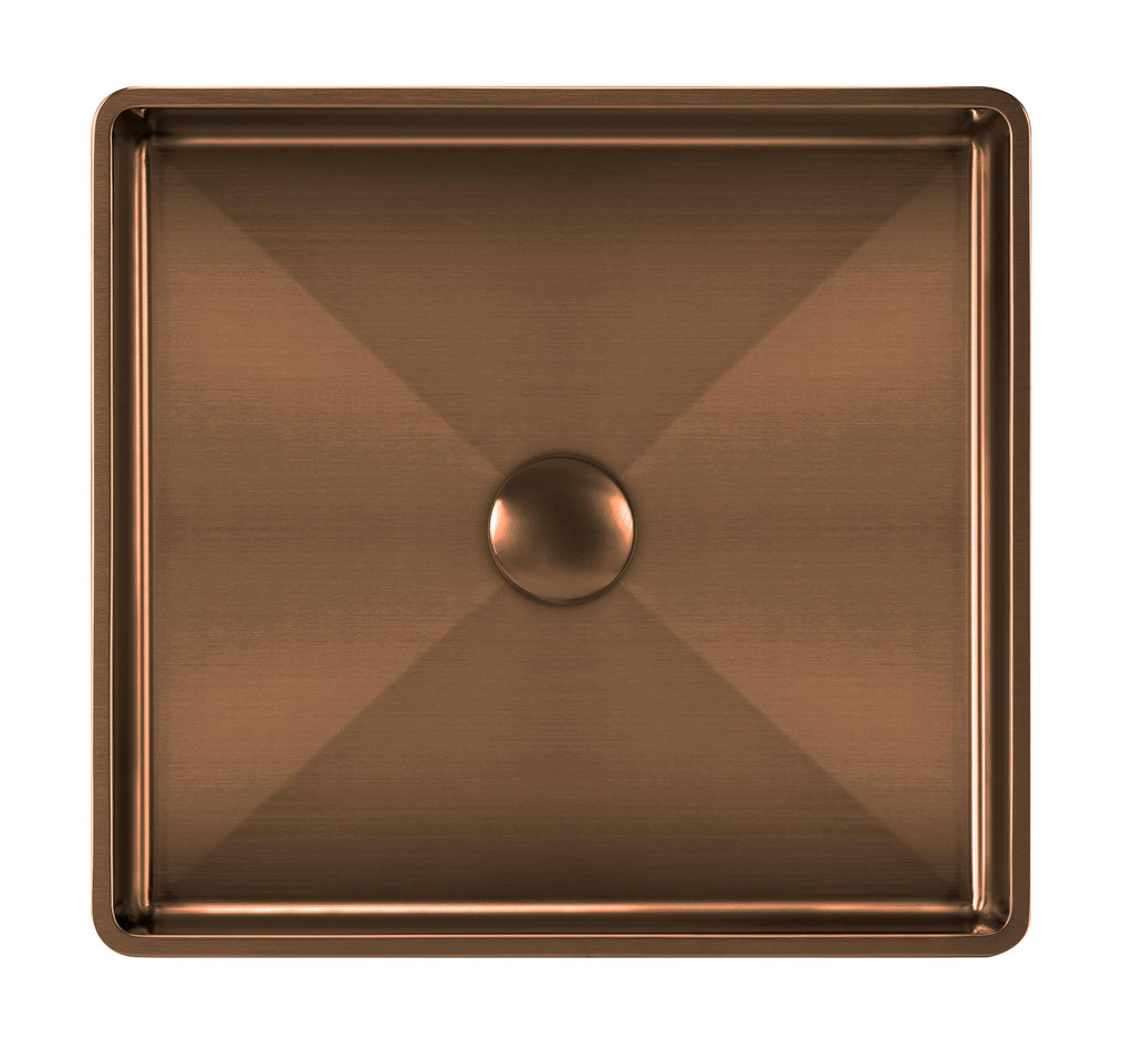 Semi-Recessed Basin Set with Center Drain P14653