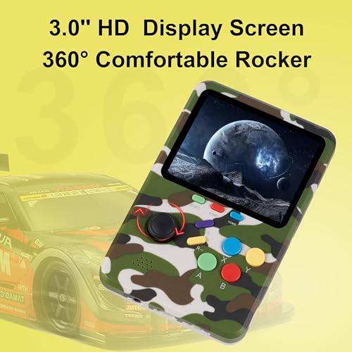 Electronic Handheld Games Device, 3D Video Game Emulator, 64GB TF Card, 3.0" HD Screen J7506