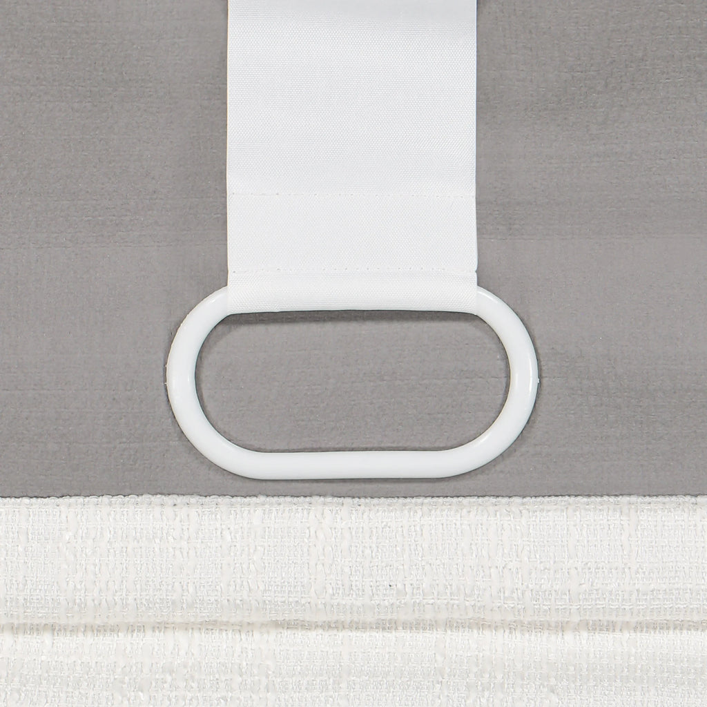 White 100% Blackout Roman Shade R367