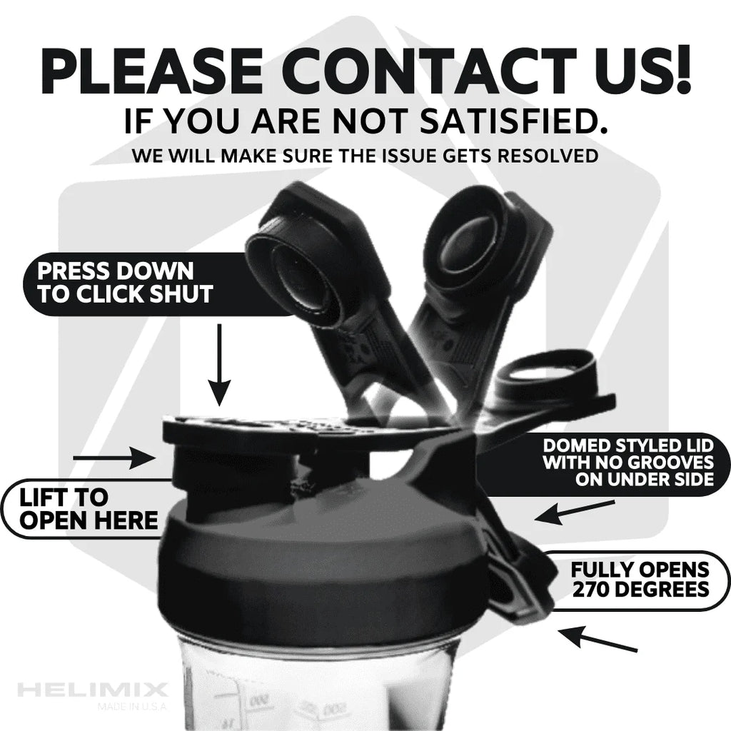 Black Portable Pre-Workout Blender Shaker Bottle 28oz H652229