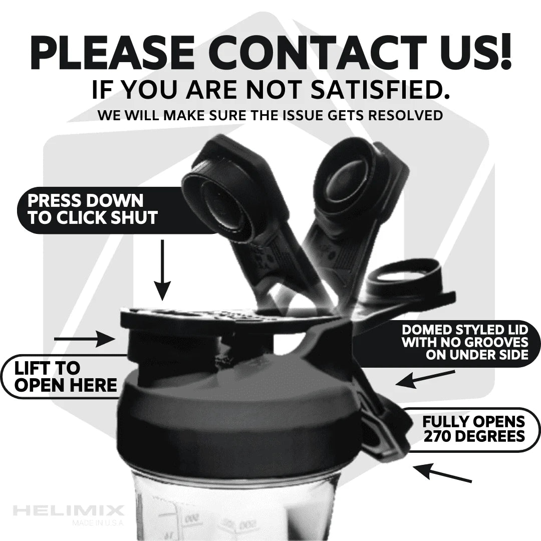 Black Portable Pre-Workout Blender Shaker Bottle 28oz H652229