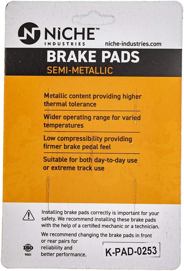 Brake Pad Set Semi-Metallic Pack of 2 Q13859