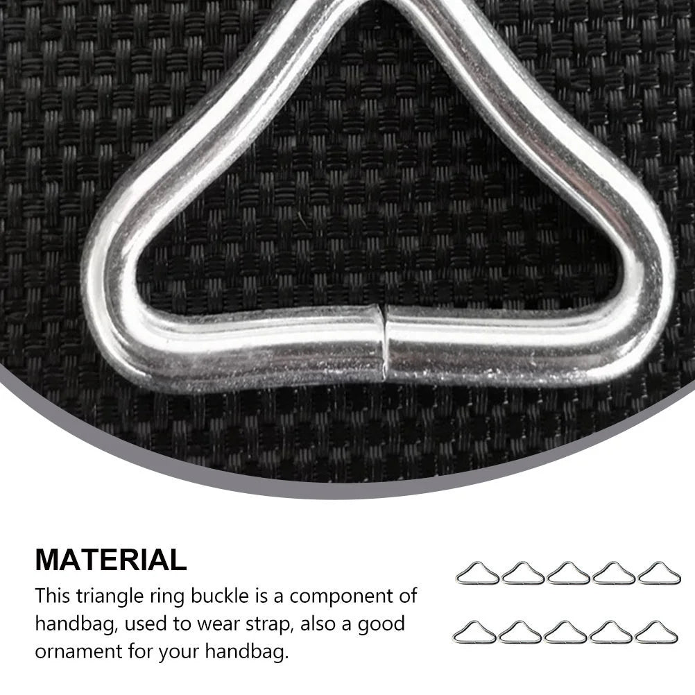 20pcs Trampoline Bungee Bed Mesh Cloth Buckle Triangle Ring Parts P93236