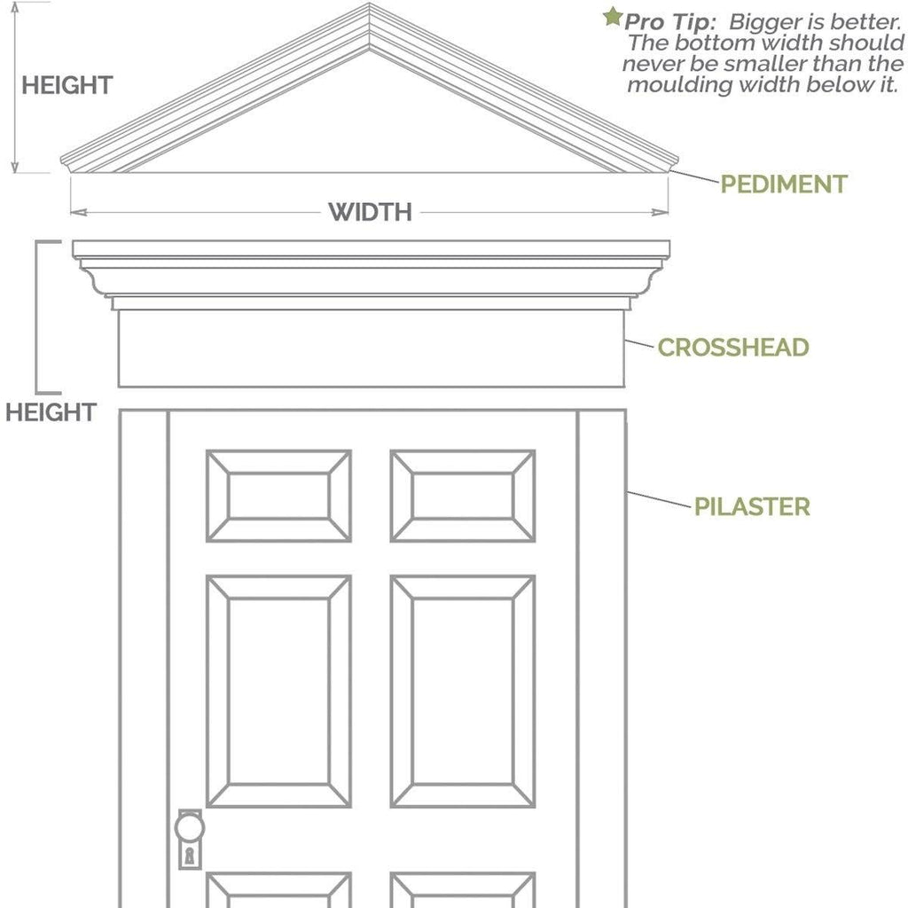 Fluted PVC Pilaster with Decorative Capital & Base (Pair) Z512336