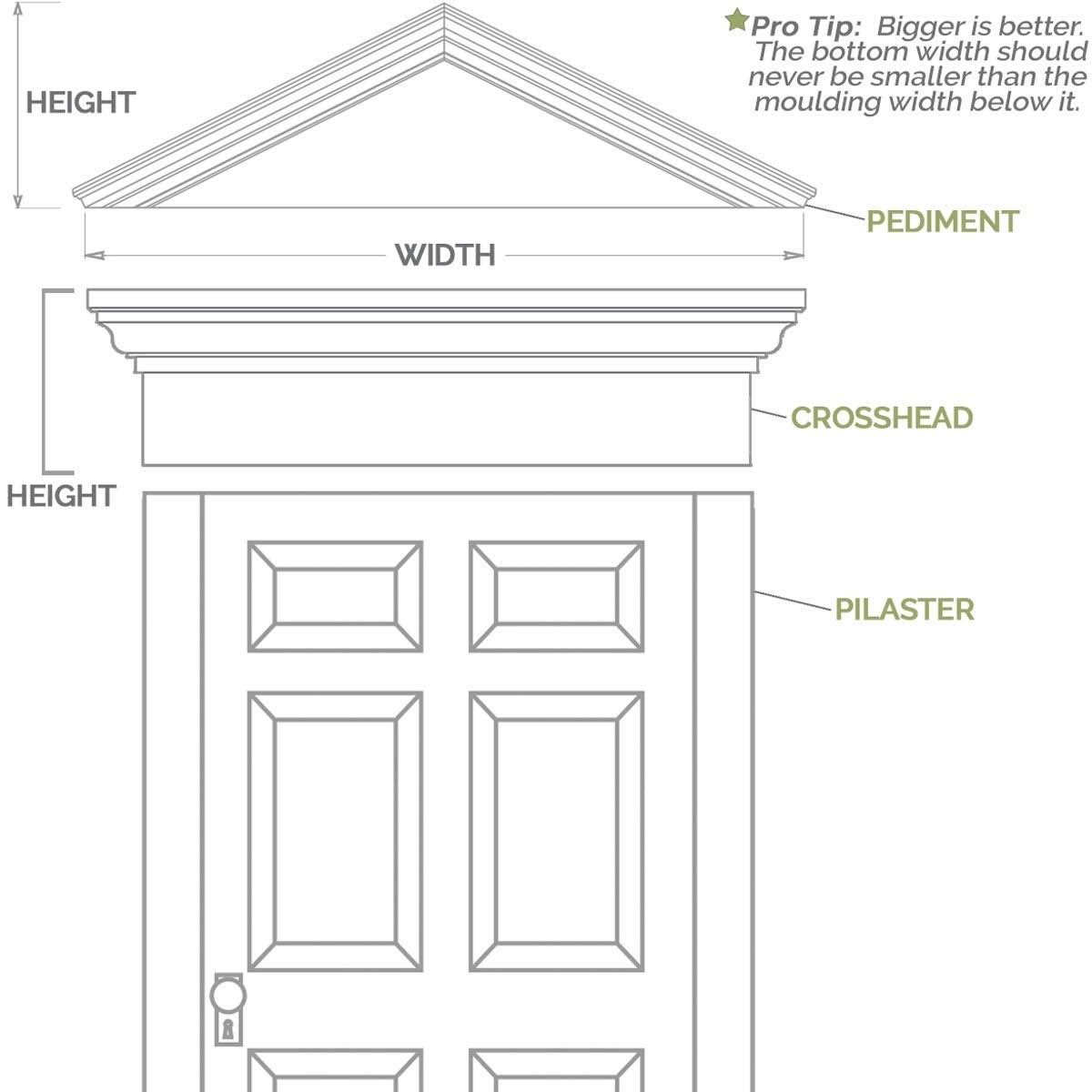 Fluted PVC Pilaster with Decorative Capital & Base (Pair) Z512336