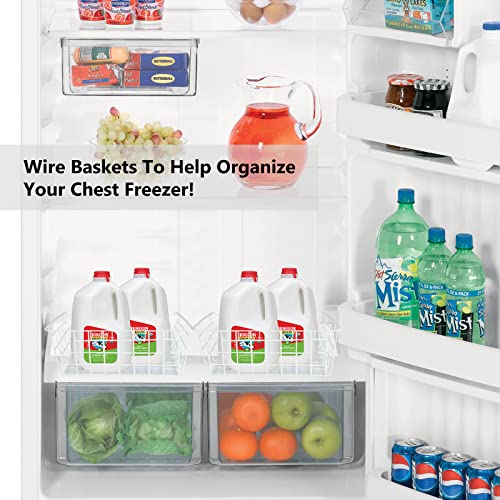 4 Pack Stackable Wire Freezer Organizer Baskets X289850