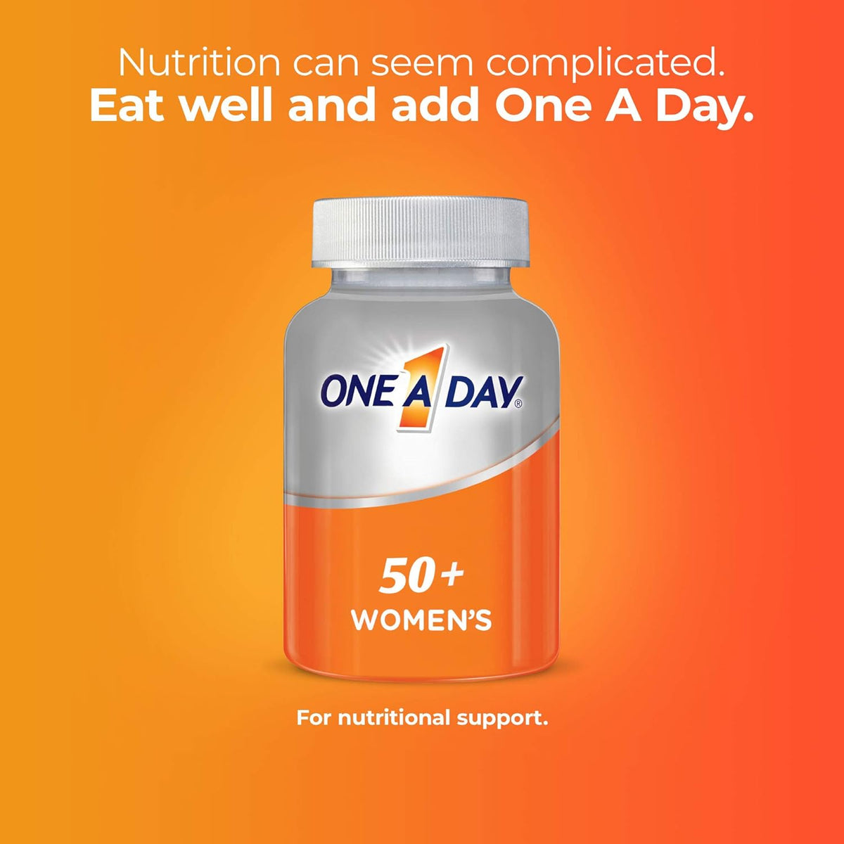 Women’s 50+ Multivitamins Tablet, 200 Count U861