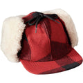 Mackinaw Cap Red Black H292