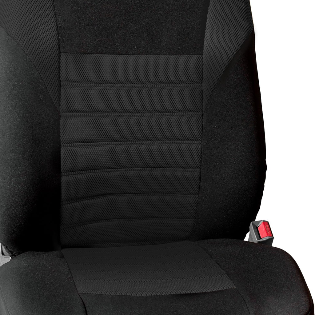 3D Air Mesh Fabric Seat Covers with Removable Headrests J129