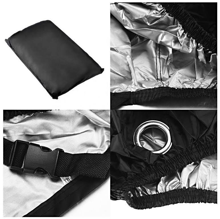Black-Red Outdoor Tarpaulin Cover G48099