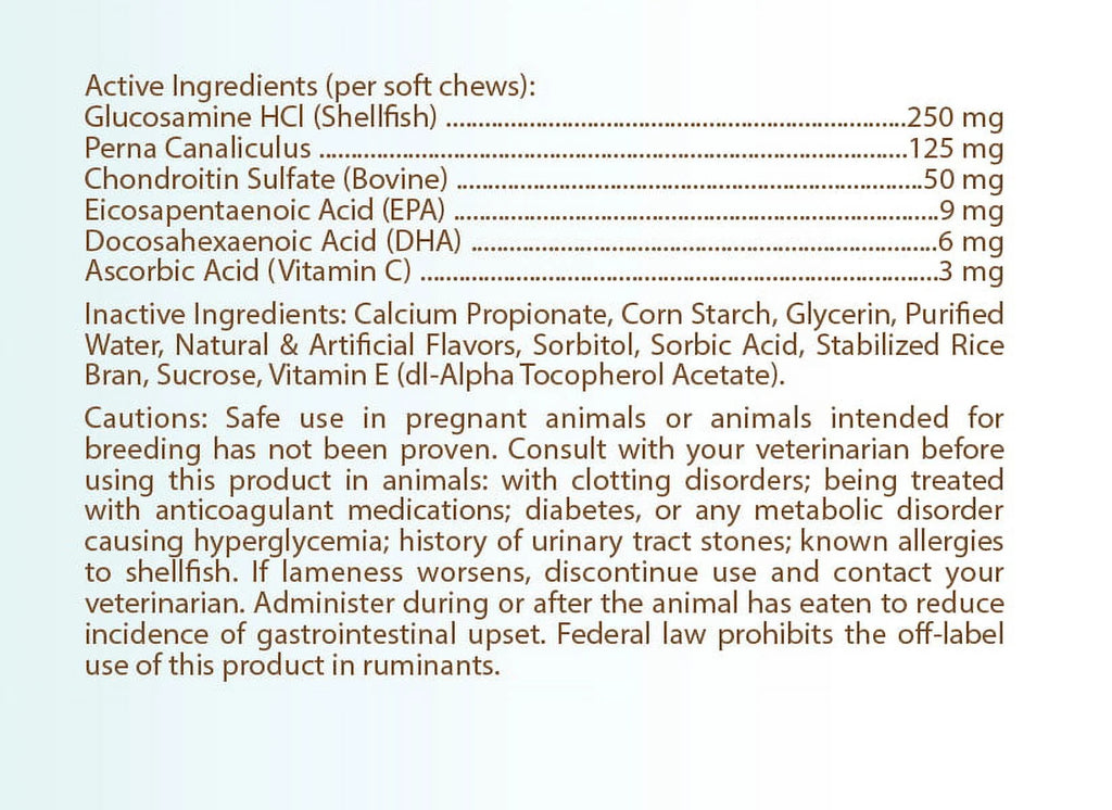 Dog Hip & Joint Support Soft Chews 60 Count F9809