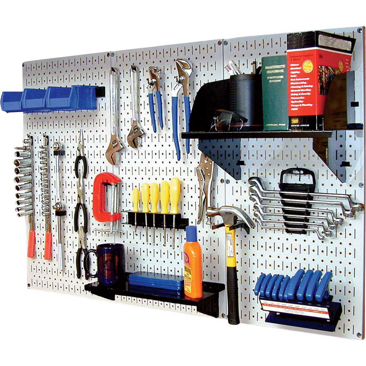 White Pegboard, 32 in. H, 48 in. W Y286