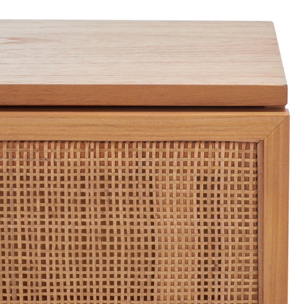 2 Drawer Rattan Nightstand V90895
