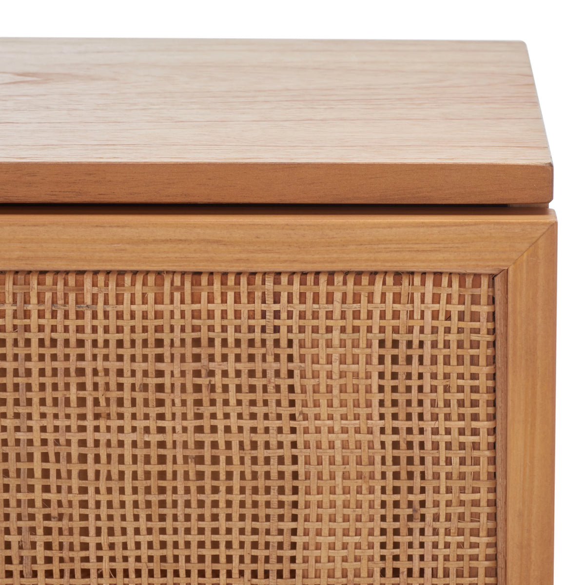 2 Drawer Rattan Nightstand V90895