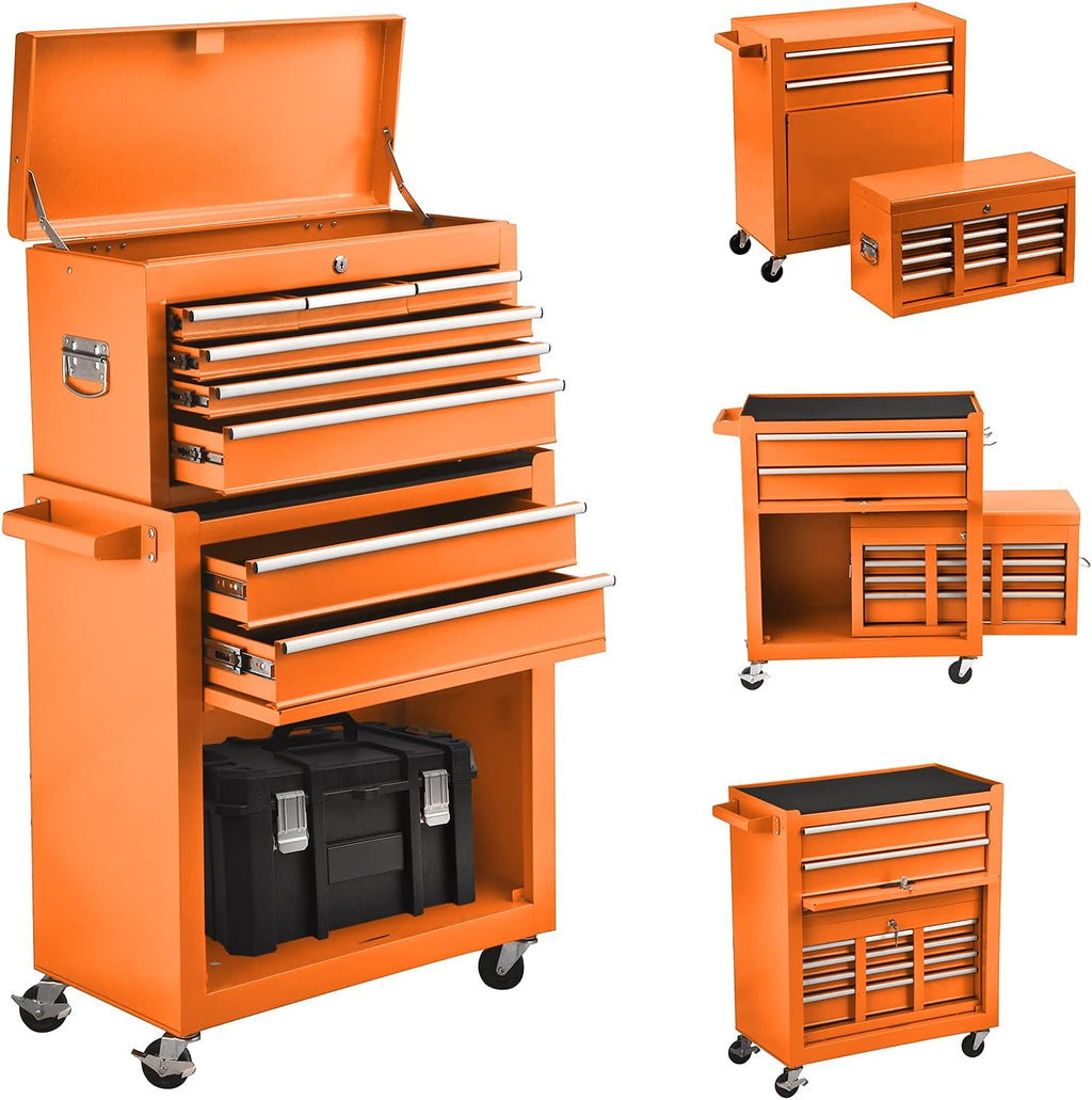 8-Drawer Rolling Tool Chest with Lock Q24660