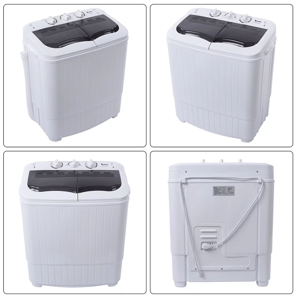 7.7lbs Semi-automatic Twin Tub Portable Washing Machine N7225