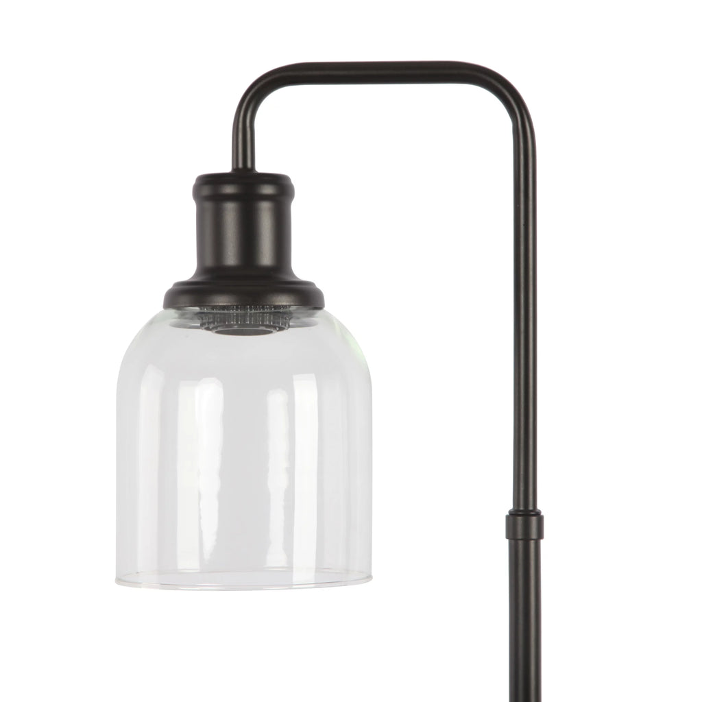 Antique Bronze Desk Lamp with AC Outlet R24940