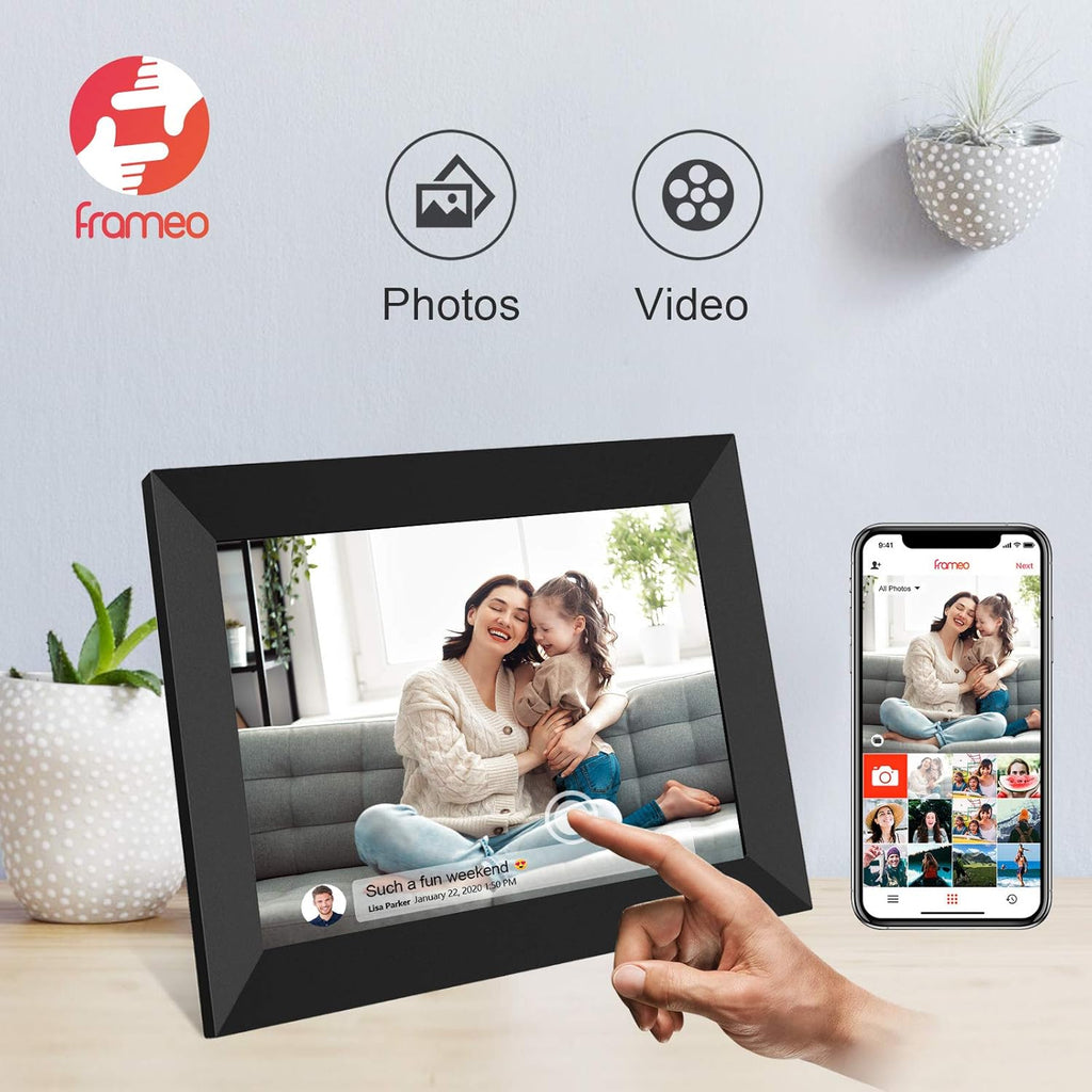 10 Inch Smart WiFi Digital Photo Frame 2K IPS LCD Touch Screen 16GB Storage W110319