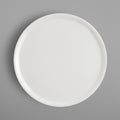 Ivory Porcelain Pizza Plate - 6/Case Q7034