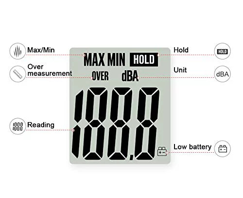 Digital Sound Level Meter 30-130dB F518115