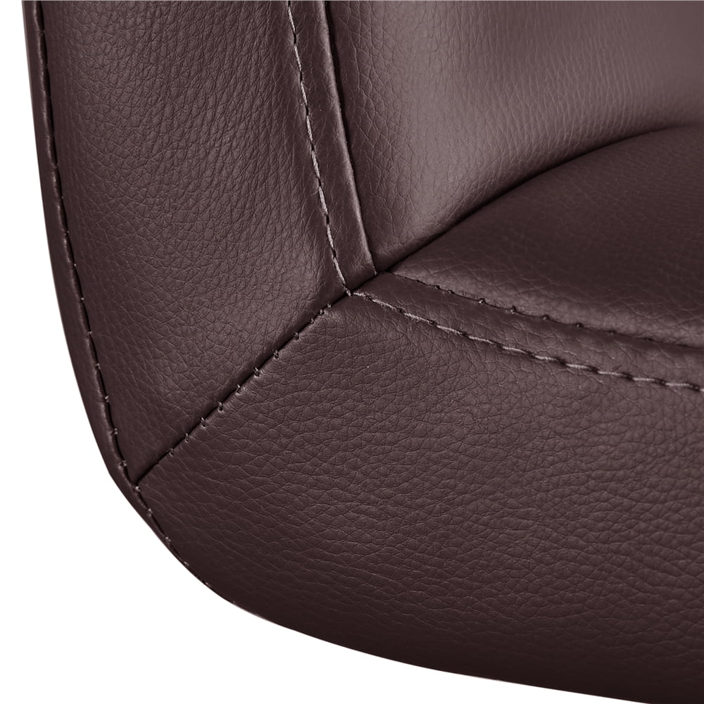 Height Adjustable PU Leather Office Chair with Armrests T7655