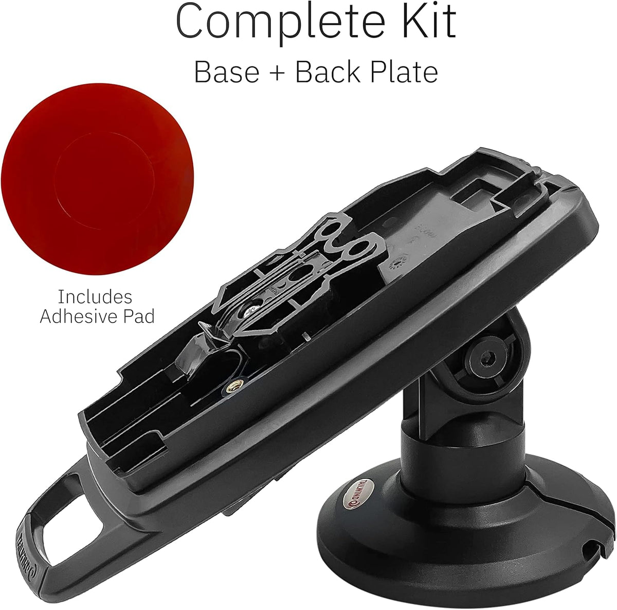 Black Compact Pole Mount Terminal Stand G646