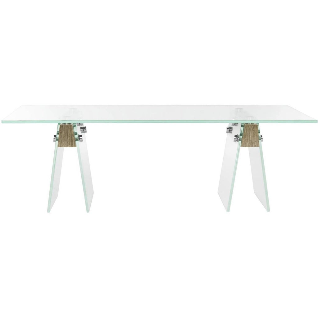 Grey/Clear Glass Coffee Table X6120