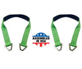 2" x 48" Axle Tie-Down Straps (2-Pack) - WLL: 3333 lbs - Green G72348