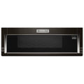 1000-Watt Low Profile Microwave Hood Combination Black Stainless F735