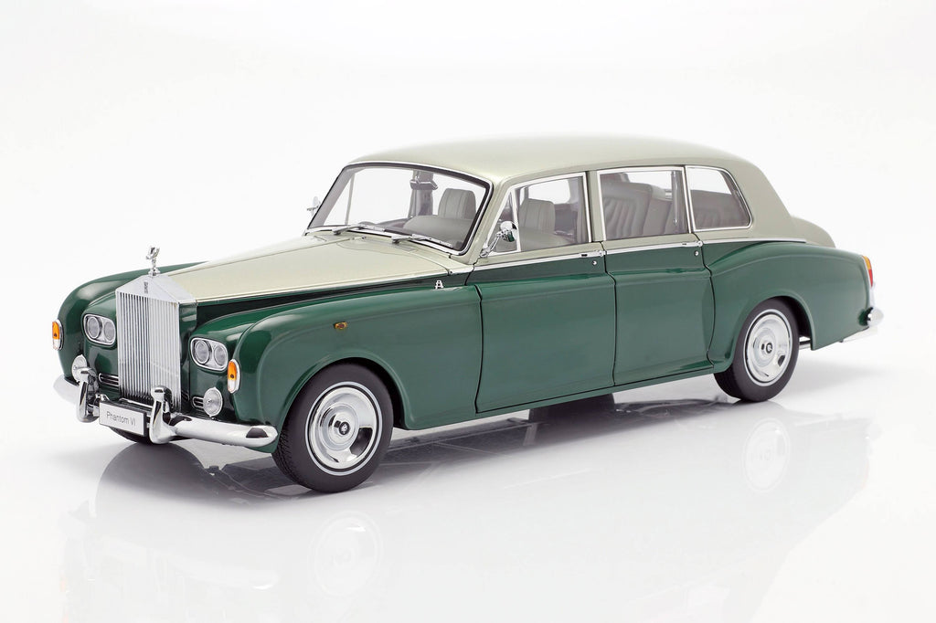 1/18 Scale Rolls Royce Phantom VI Green Silver Y143408