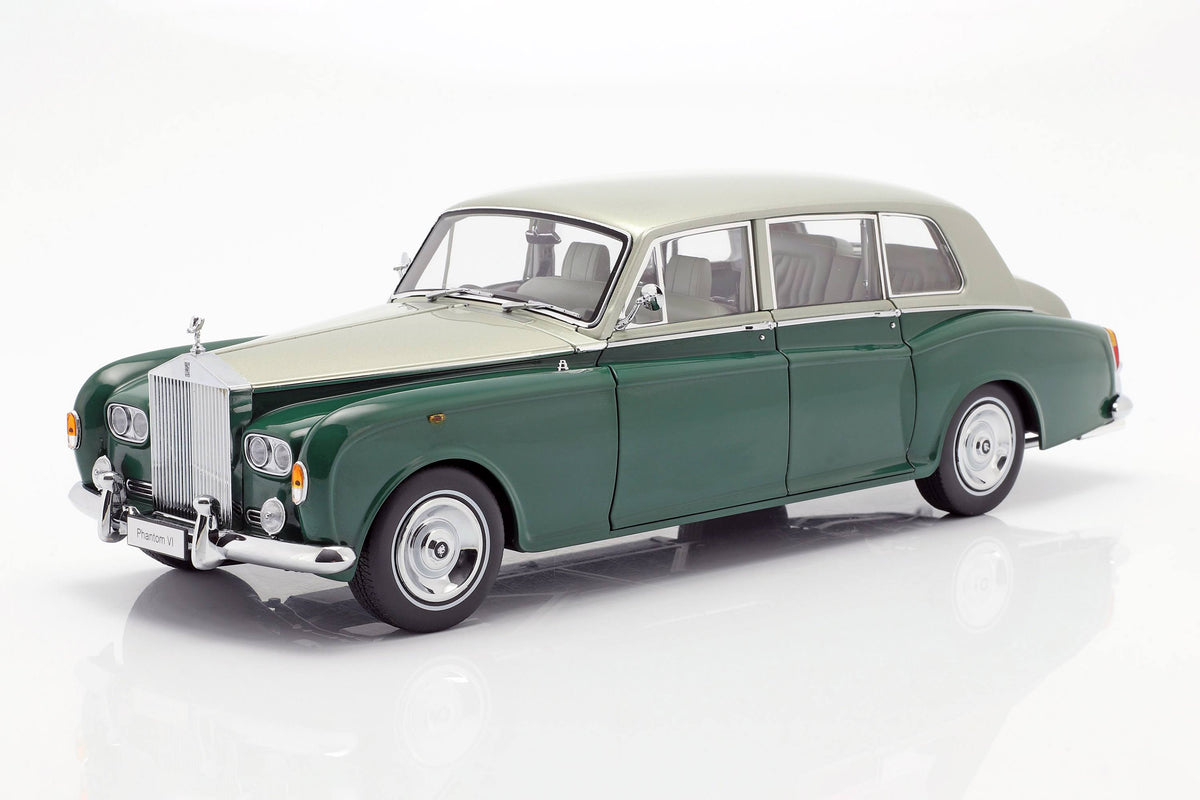 1/18 Scale Rolls Royce Phantom VI Green Silver Y143408