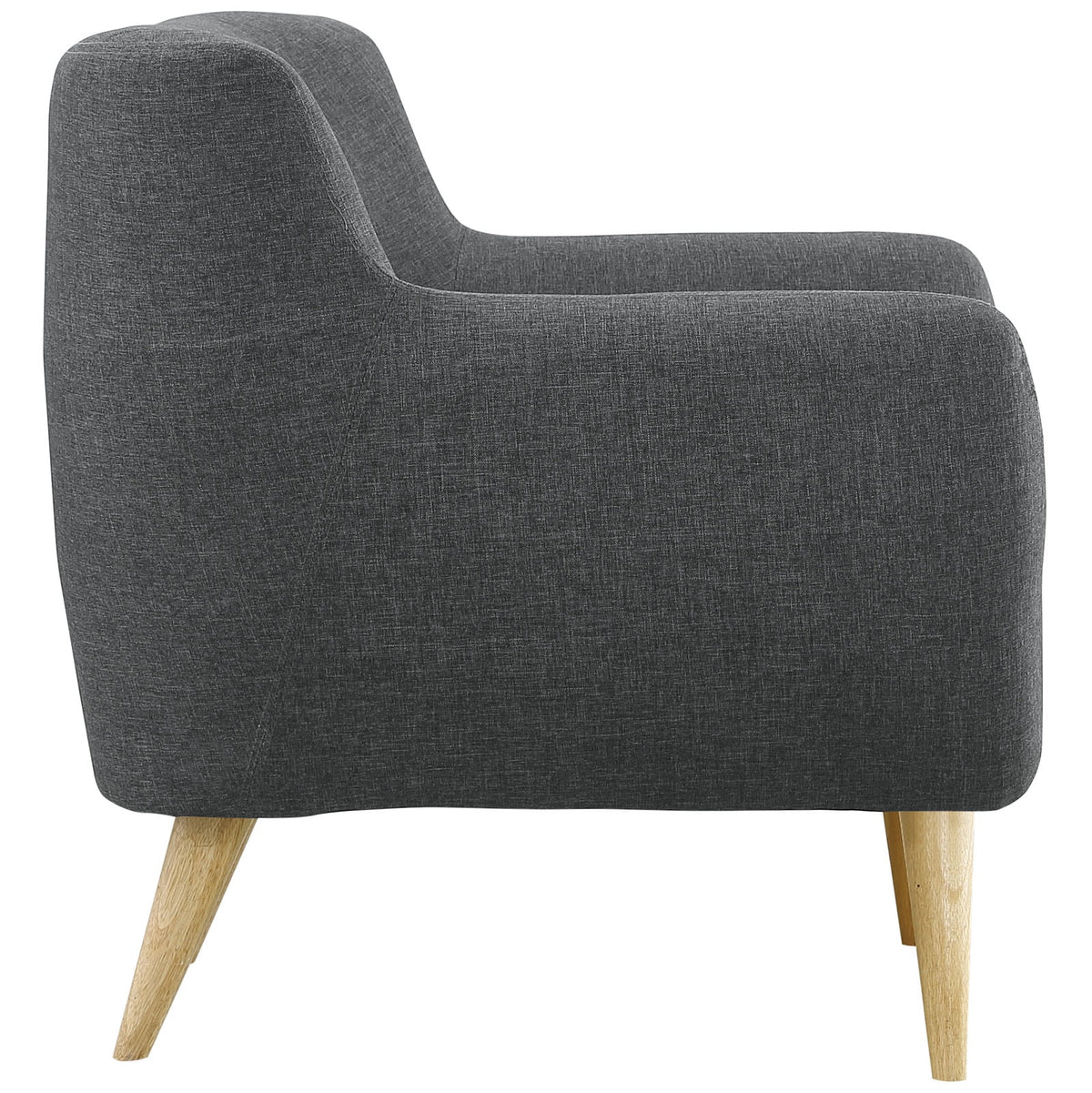 Grey Fabric Plywood Two PCS Living Room Set K6909