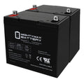 12V 55Ah AGM Battery 2 Pack N707