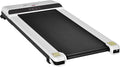 White Under Desk Treadmill with Foldable Wheels B828