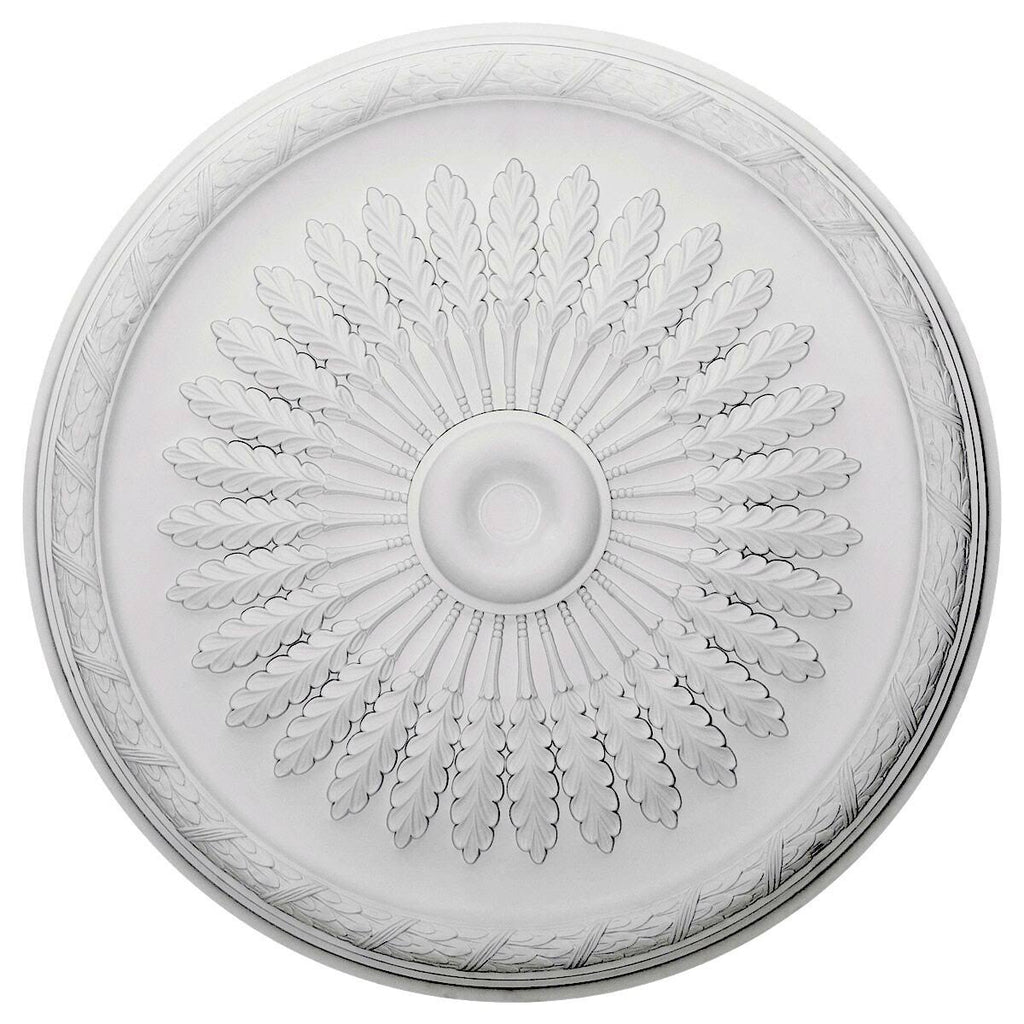 36x22OD x 1 1/2x22P Ceiling Medallion, Hand-Painted Pale Gold A953542